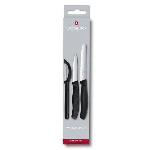 Swiss Classic Gemüsemesser-Set mit Schäler 3-teilig - BERUFSMESSER.de