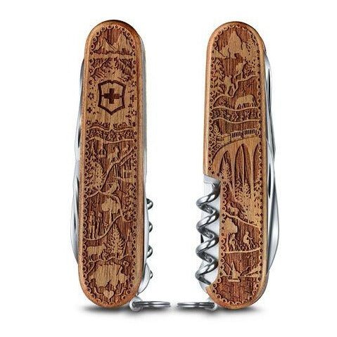 Taschenmesser Climber Wood Swiss Spirit Special Edition 2021 - BERUFSMESSER.de