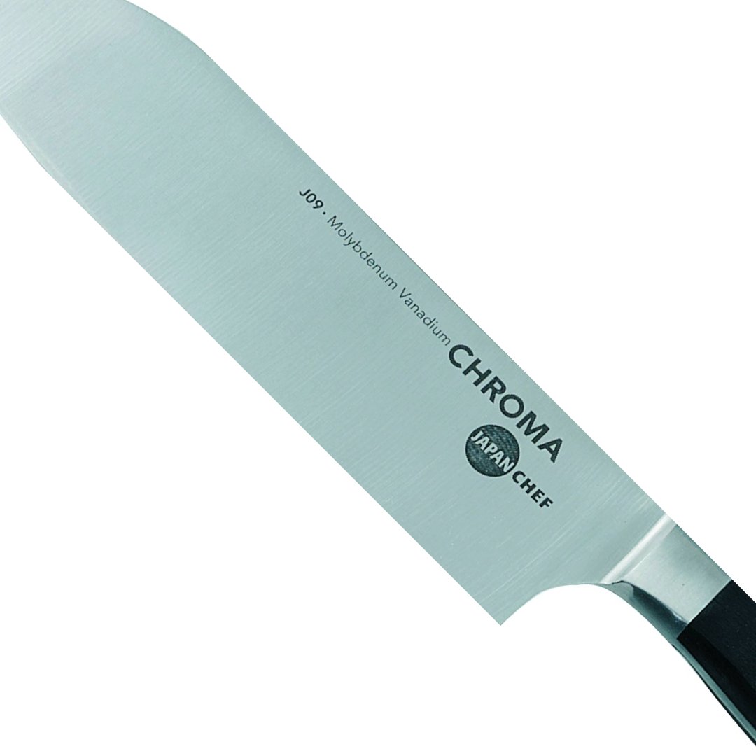 CHROMA JAPANCHEF Santoku, 17 cm - BERUFSMESSER.de