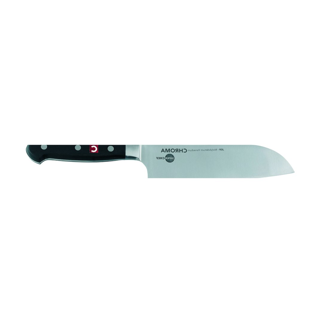 CHROMA JAPANCHEF Santoku, 17 cm - BERUFSMESSER.de