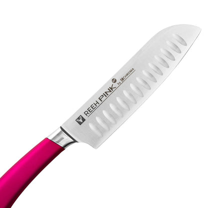 REEH PINK by CHROMA Santoku, 18 cm - BERUFSMESSER.de