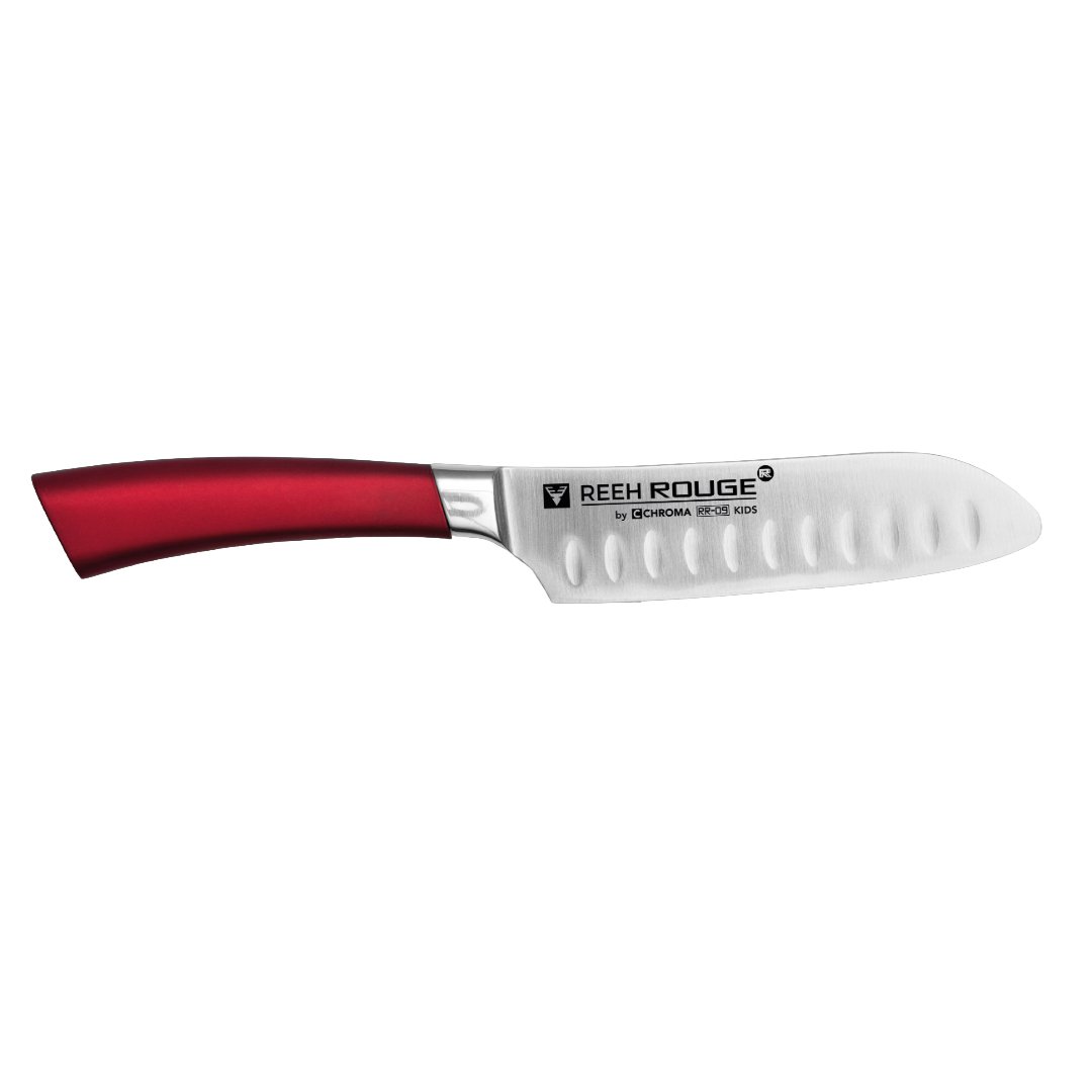 REEH ROUGE by CHROMA Santoku, 12 cm - BERUFSMESSER.de