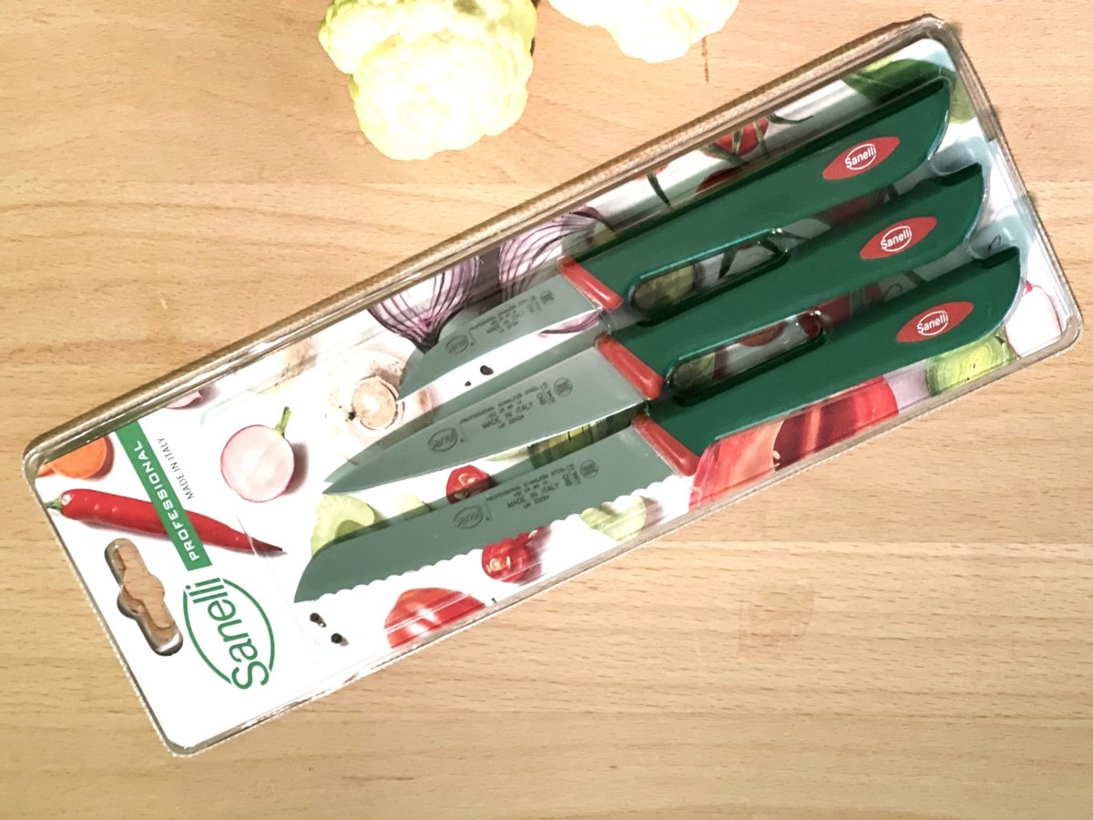 Sanelli Premana Professional 3er Set Gemüse - , Tomaten - , Gemüsemesser - BERUFSMESSER.de