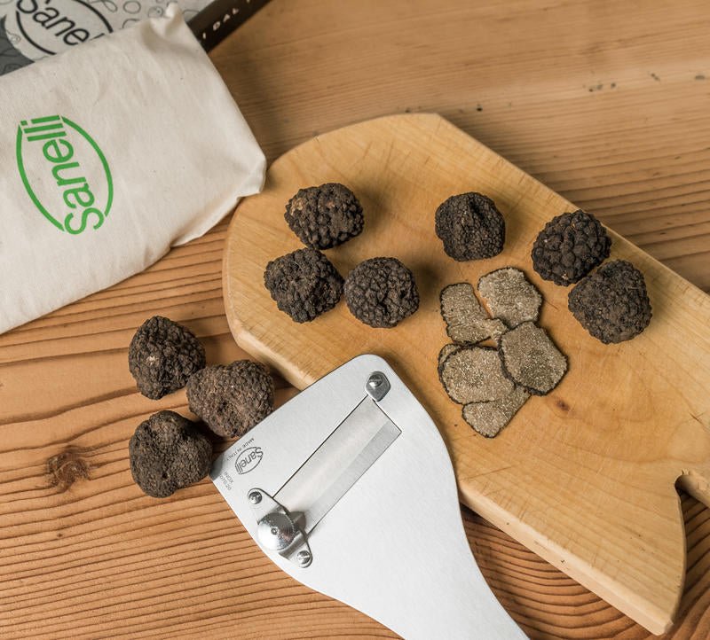 Sanelli Trüffelschneider Edelstahl, glatte Klinge - 20 cm - BERUFSMESSER.de