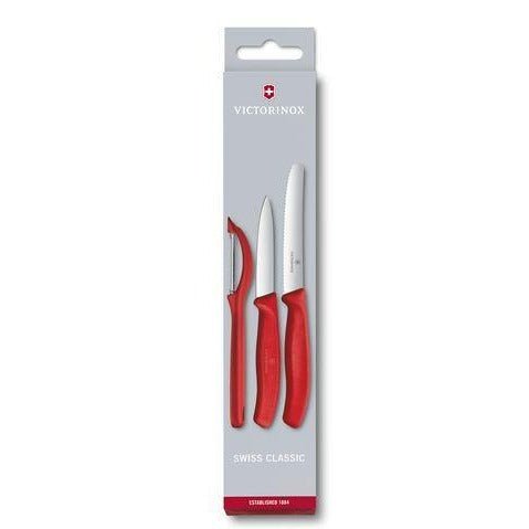 Swiss Classic Gemüsemesser-Set mit Schäler 3-teilig - BERUFSMESSER.de