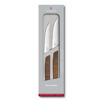 Swiss Modern Steakmesser-Set mit Wellenschliff - BERUFSMESSER.de